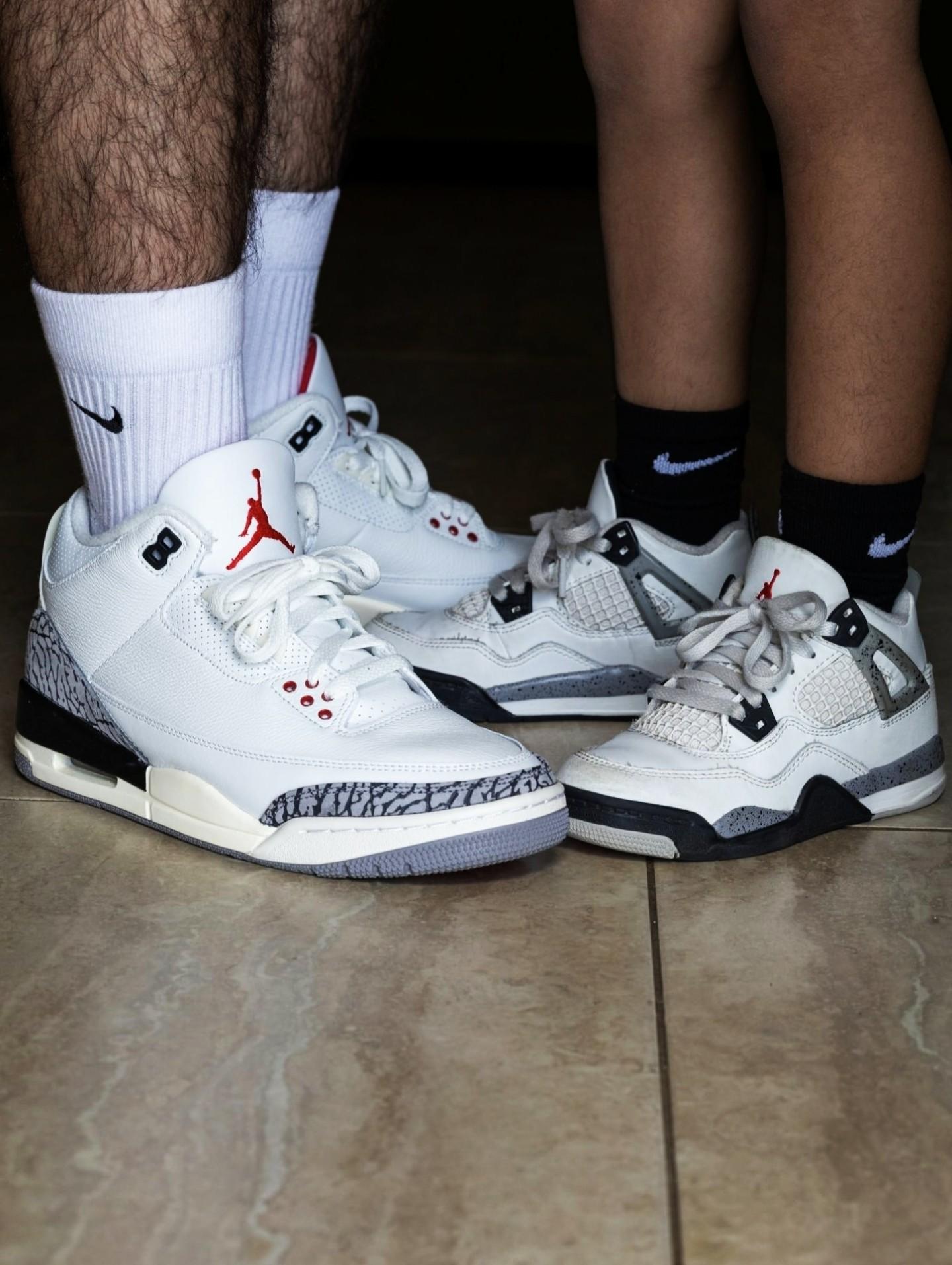 板鞋脑袋的亲子时刻:这双AJ3白水泥是传承的味道